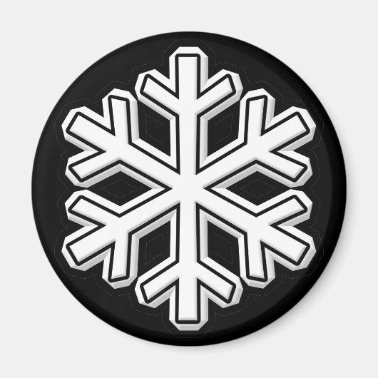 Snowflake Magneet (Voorkant)
