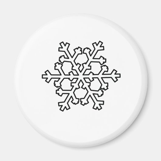 Snowflake Magneet (Voorkant)