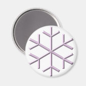 Snowflake Magneet (Voorkant / Achterkant)