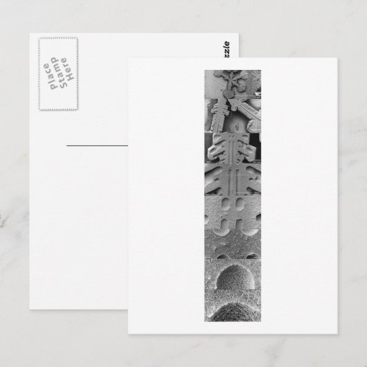 Snowflake Magnification Series Briefkaart (Voorkant / Achterkant)