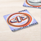 SNÖWFLAKE MAKER - EMbED - onderzetter (Schuin)