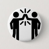 SNŐWFLAKE MAKER - SPEELTUIN BADGE RONDE BUTTON 5,7 CM (Voorkant)