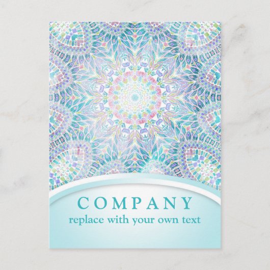 Snowflake Mandala Briefkaart (Voorkant)