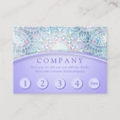 Snowflake Mandala Klantenkaartje (Voorkant)