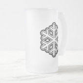 Snowflake Matglas Bierpul (Voorkant rechts)