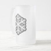 Snowflake Matglas Bierpul (Voorkant links)