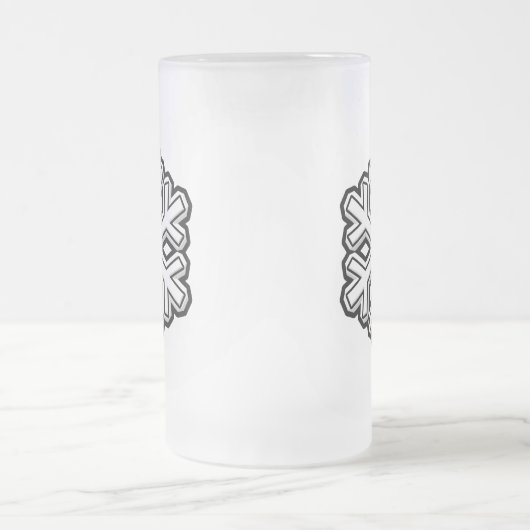 Snowflake Matglas Bierpul (Center)