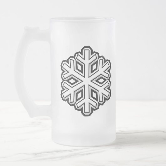 Snowflake Matglas Bierpul (Links)