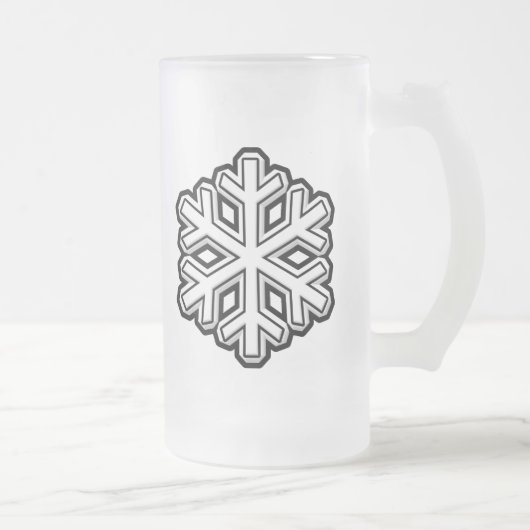 Snowflake Matglas Bierpul (Rechts)