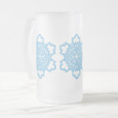 Snowflake Matglas Bierpul (Voorkant links)