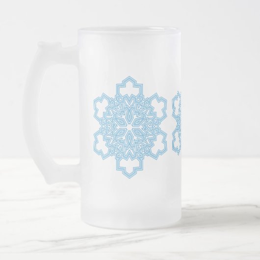 Snowflake Matglas Bierpul (Links)