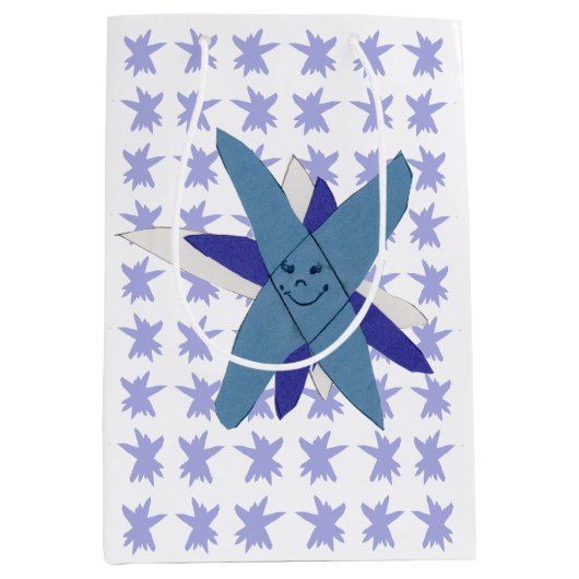 Snowflake Medium Cadeauzakje (Voorkant)