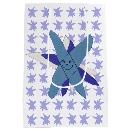 Snowflake Medium Cadeauzakje (Achterkant)