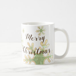 Snowflake Merry-kerstscript Koffiemok