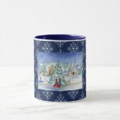 Snowflake met kerstcadeau Mok Coffee (Midden)