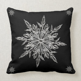 Snowflake met kerstmis omkeerbaar kussen