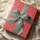 Snowflake met prettig kerstfeest cadeaupapier