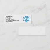 Snowflake Mini Visitekaartje (Voorkant / Achterkant)