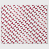 Snowflake Mittens kerstcadeaupapier voor kerstcade Cadeaupapier (Vlak)