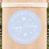 Snowflake Modern Holiday Sticker