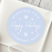 Snowflake Modern Holiday Sticker