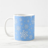 Snowflake mok blauw (Links)
