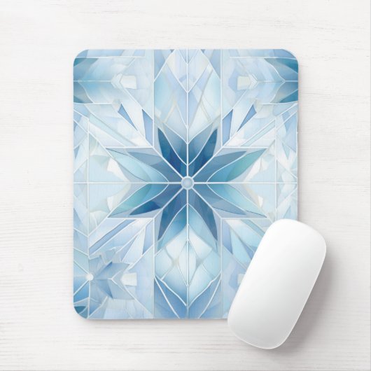 Snowflake Mousepad Muismat (Met muis)