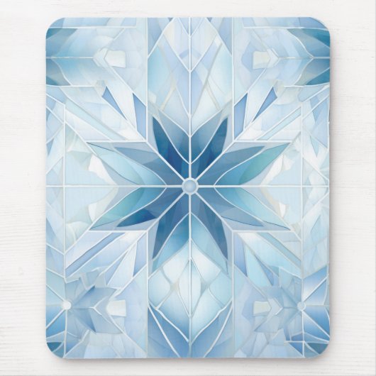 Snowflake Mousepad Muismat (Voorkant)