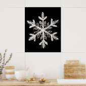 Snowflake muur kunst poster (Keuken)