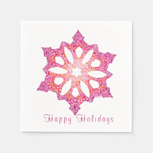 Snowflake Napkins Servet (Voorkant)