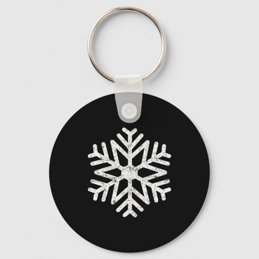 Snowflake New Awesome Cool Humor And Sarcastic Fun Sleutelhanger (Voorkant)
