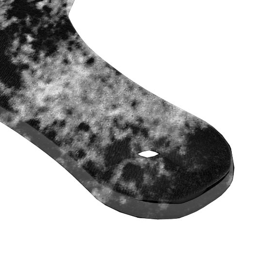 Snowflake Obsidian Design Snijplank (Hoek)