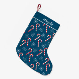 Snowflake Ocean Blue Kerstmis stoppen Kleine Kerstsok