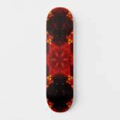 Snowflake Oranje gradiënt Kaleidoscoop Persoonlijk Skateboard (Voorkant)