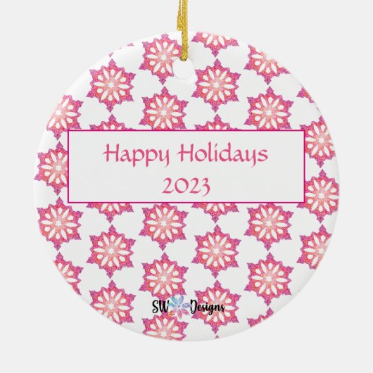 Snowflake Ornament (Achterkant)