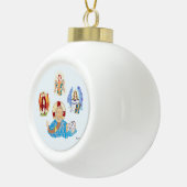 Snowflake ornament Archangels met Christus (Rechts)