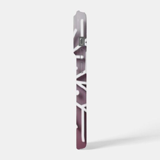 Snowflake Ornament Icon – Winter Holiday Design  iPhone Hoesje (Linkerkant)