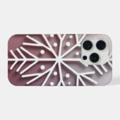 Snowflake Ornament Icon – Winter Holiday Design  iPhone Hoesje (Achterkant horizontaal)