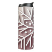 Snowflake Ornament Icon – Winter Holiday Design  Thermosbeker (Gedraaid links)