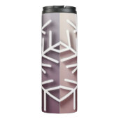 Snowflake Ornament Icon – Winter Holiday Design  Thermosbeker (Achterkant)