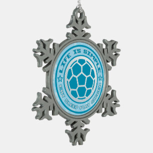 Snowflake Ornament met kerstboomstructuur