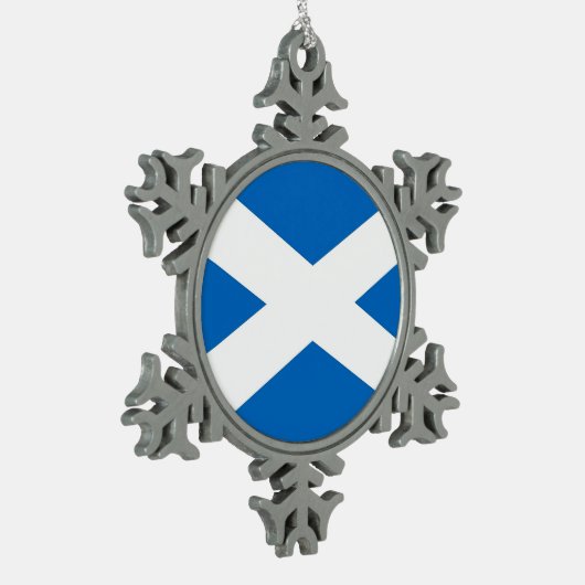 Snowflake Ornament met Schotse vlag (Links)