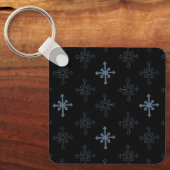 Snowflake overzichtspatroon, Gotisch kruis geïnspi Sleutelhanger (Voorkant)