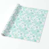 Snowflake Paisley Cadeaupapier (Uitgerold)