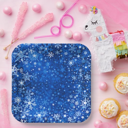 Snowflake Paper Bord (Feest)