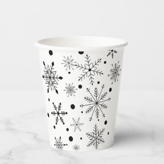 Snowflake Paper Cup Papieren Bekers