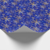 Snowflake parelpapier voor kerstmis cadeaupapier (Hoek)
