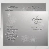 Snowflake Pareltjes Silver-programma (Voorkant / Achterkant)