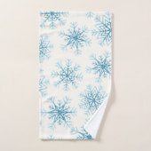 Snowflake patroon bad handdoek (Handdoek)