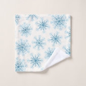 Snowflake patroon bad handdoek (Wasdoekje)